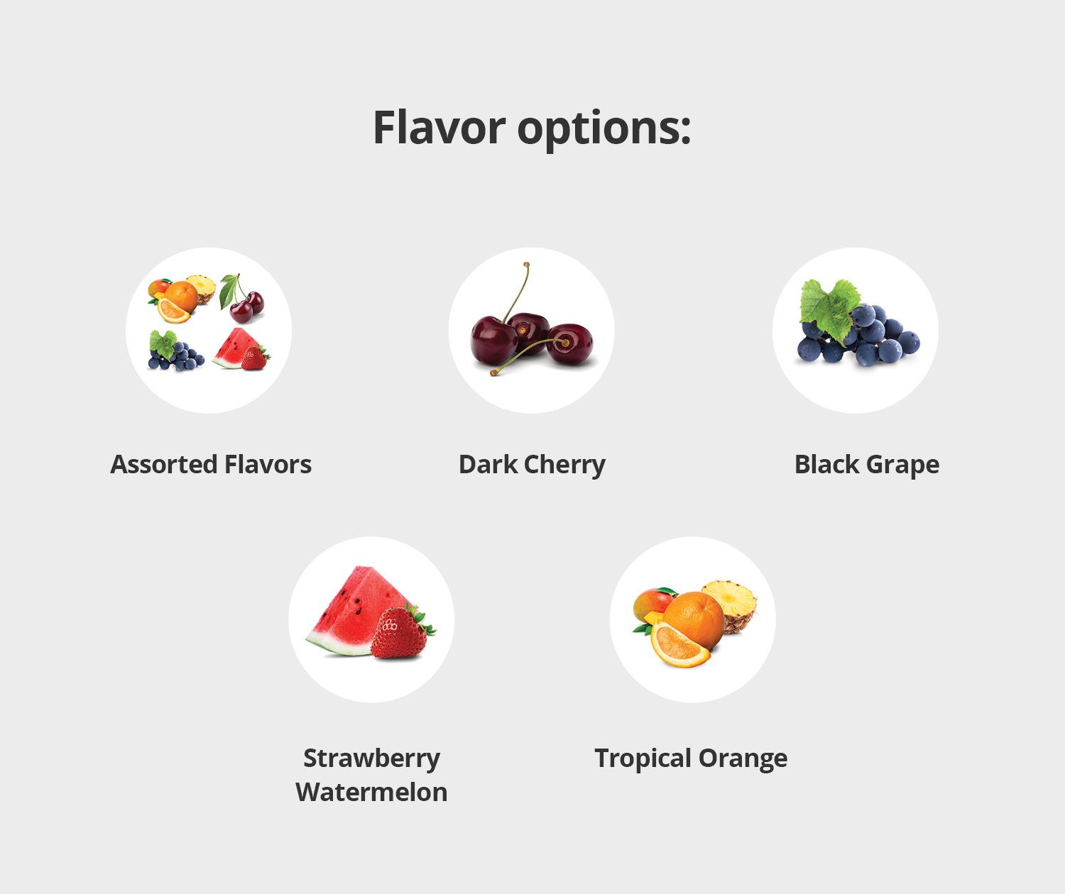 Multi Chewy Bite flavors